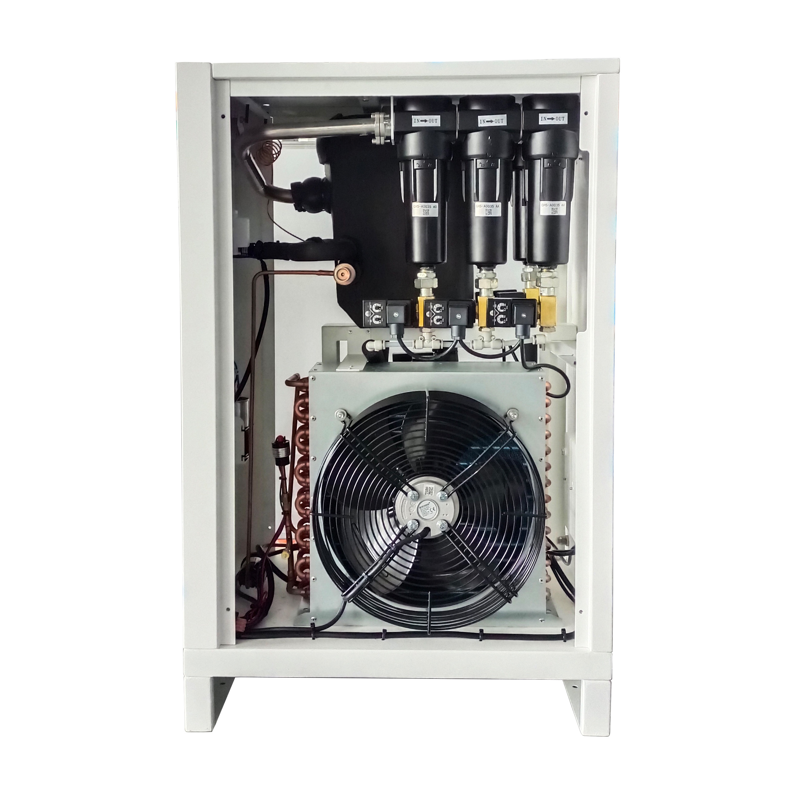 Industrial Air Dryers R134a Refrigerant Type and 380KW Air Compressor Power for Drying