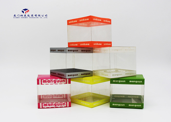 Square Shape Hard PET Plastic Box Light Weight Easily Assembled 3.15"*3.15"*3.15"