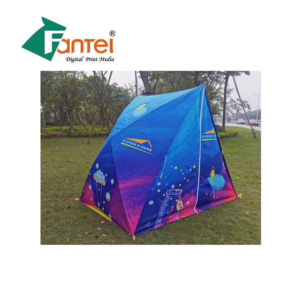 600 D Pvc Coated Fabric Water Resistant Custom Tent Banner For Uv Printing