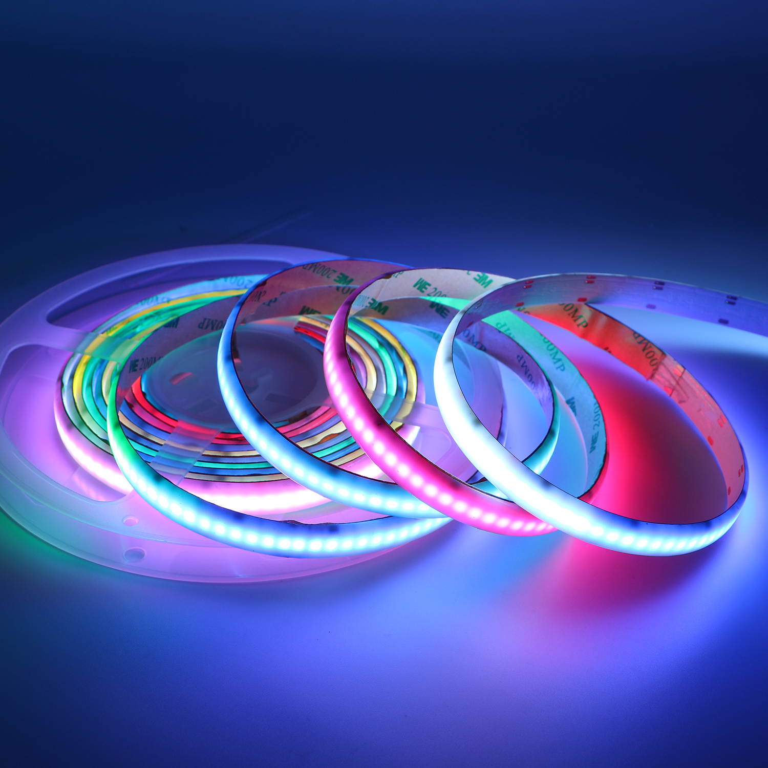 Ws2812b COB LED Strip Dream Color RGB RGBW Strip Light 24V 720leds/M