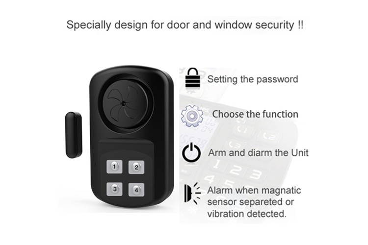 140db House Security Alarm Pool Door And Window Alarms CE Certificated burglar alarm systems home security alarm