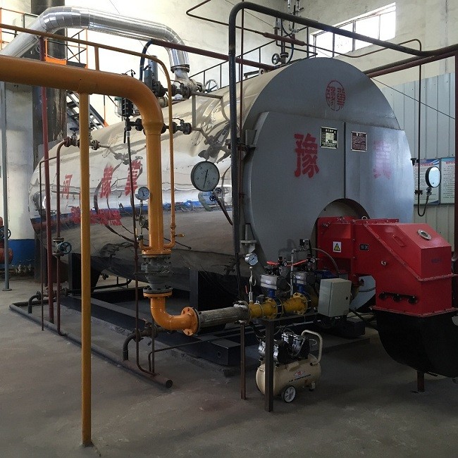 Furnace Natural Gas Oil Fired Steam Boiler High Safety Large Steam Space For Chemical Processing