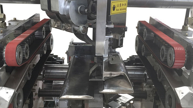 Large Size Corrugated Box Stitching Machine Double Pieces 600 Nail/Min