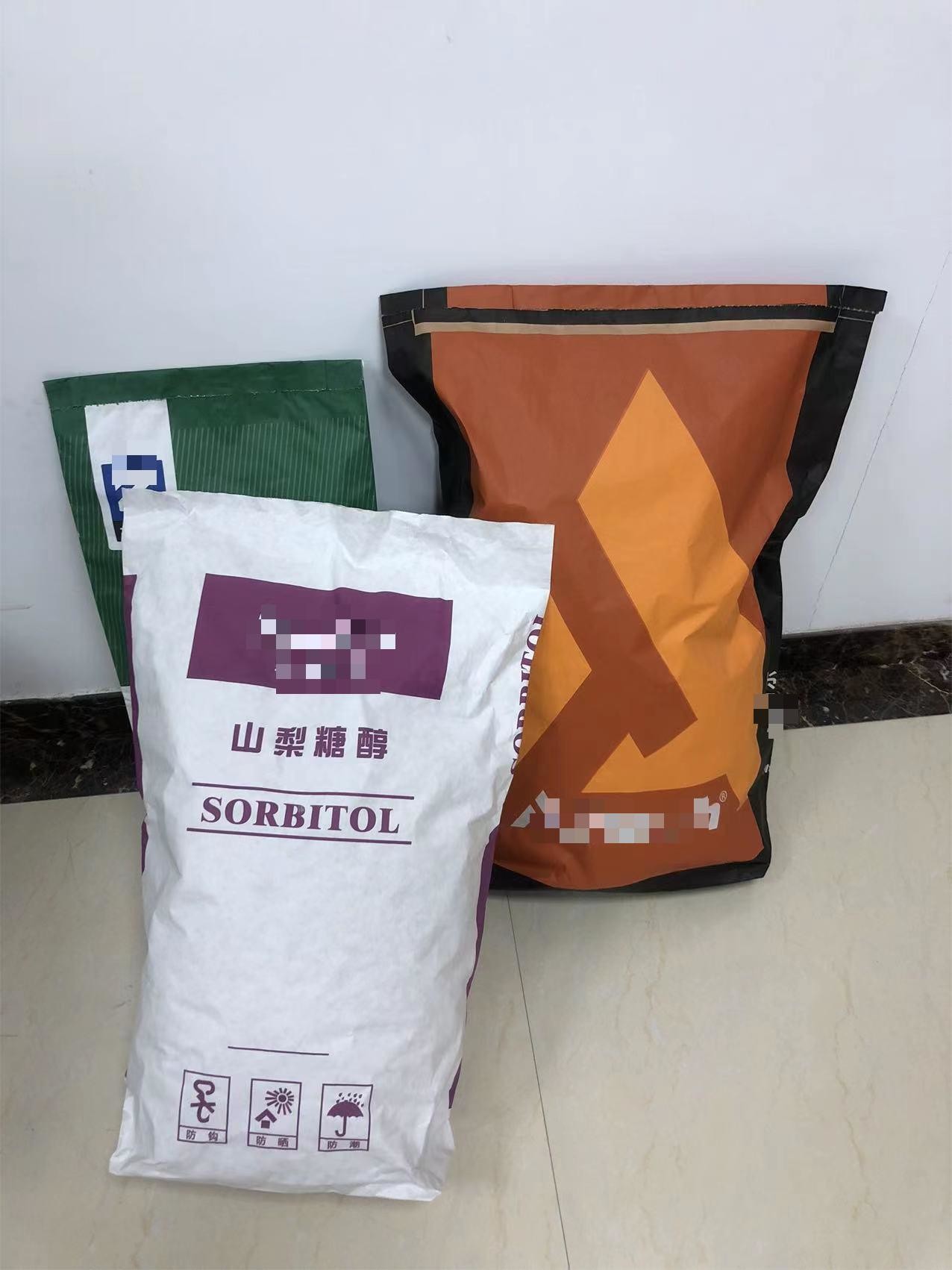 Accept Custom 25kg Pinch Bottom Paper sacks with Customized Design