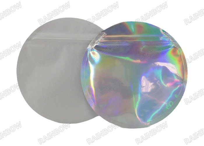 Custom Shape Mylar Food Pouches See Through Die Cut Stand Up Pouch