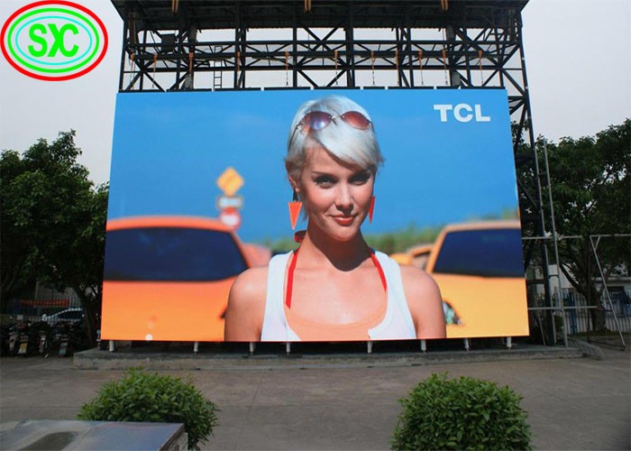 P6 Full Color Outdoor Advertising LED Die-Cast Aluminum Screen 3 Years Warranty