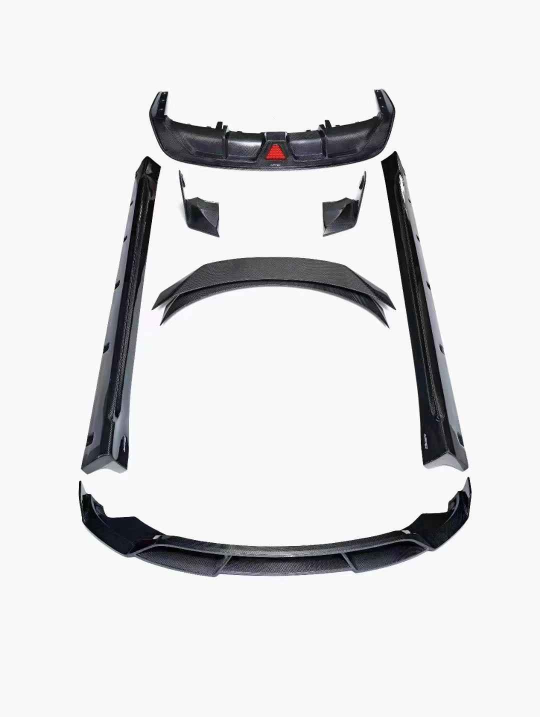 Carbon Fiber Tesla Model 3 Body Kit New Repair Tesla Side Skirt Front Lip Diffuser