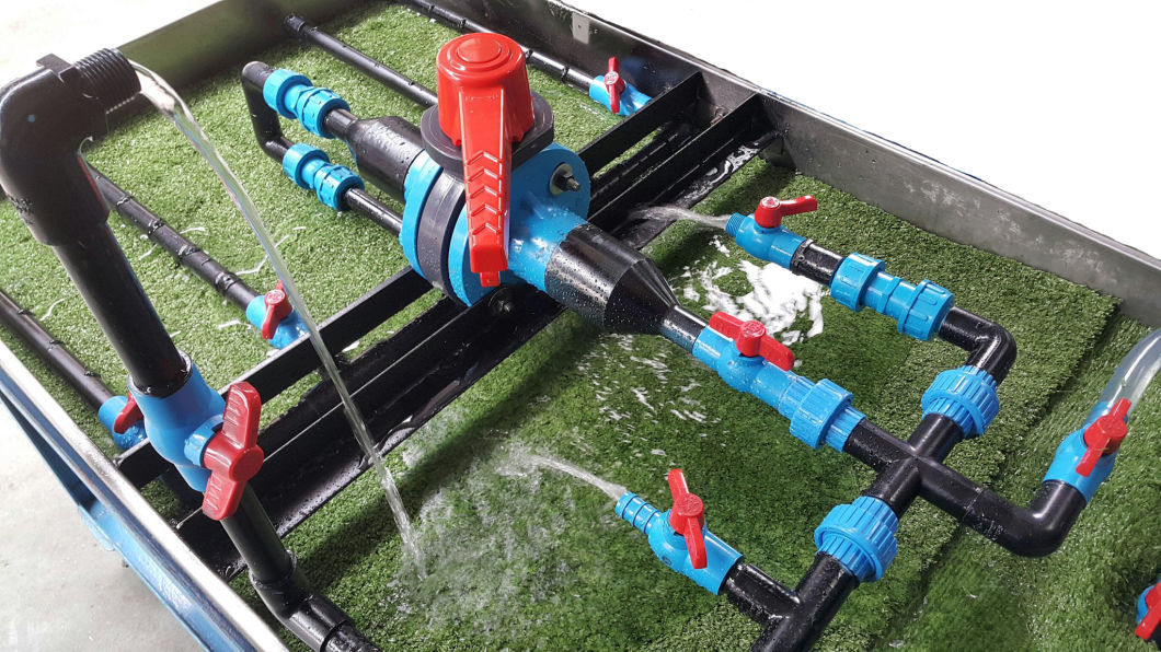 Irrigation Blue UPVC/Plastic Water Pipe Fitting and Ball Valve System
