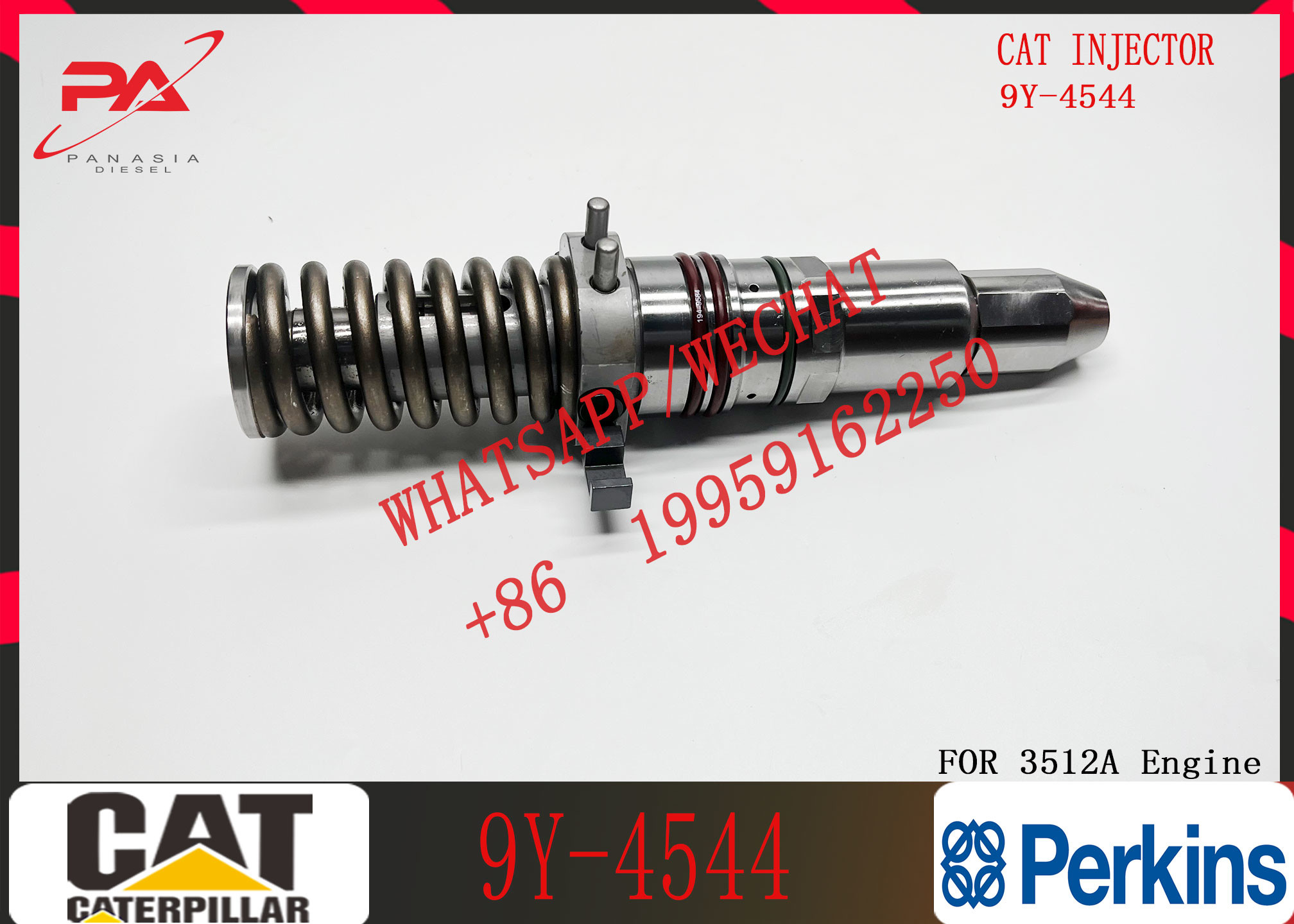 Diesel Fuel Injector 7C-9578 7E-6408 4P-9075 4P-9076 4P-9077 7E-3383 common Rail Fuel Injector 0R-2921 For CAT 3500A