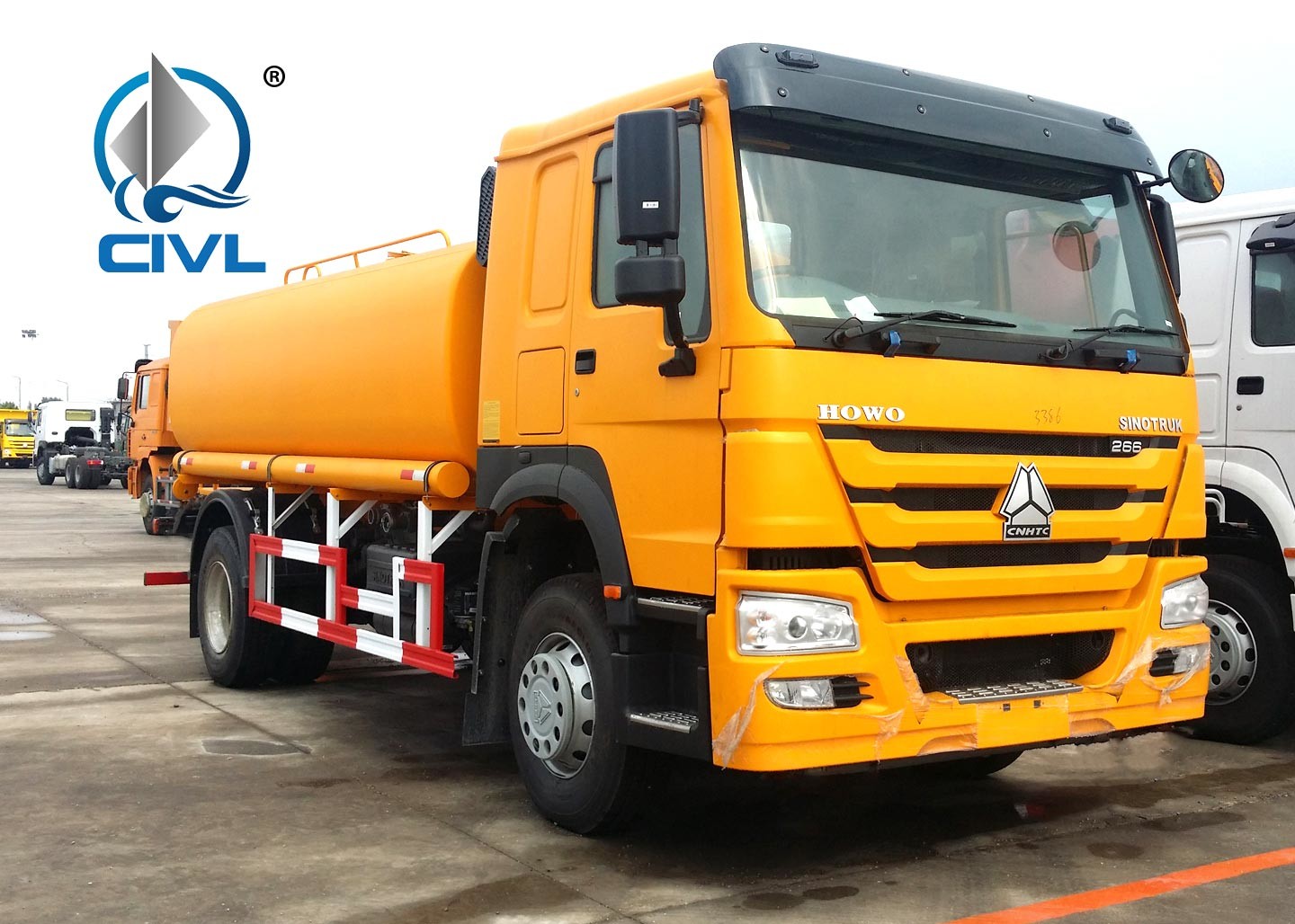 12000L Manual Water Truck With Sinotruk 4x2 Chassis With Front Spray And Rear Spread Sprinkler