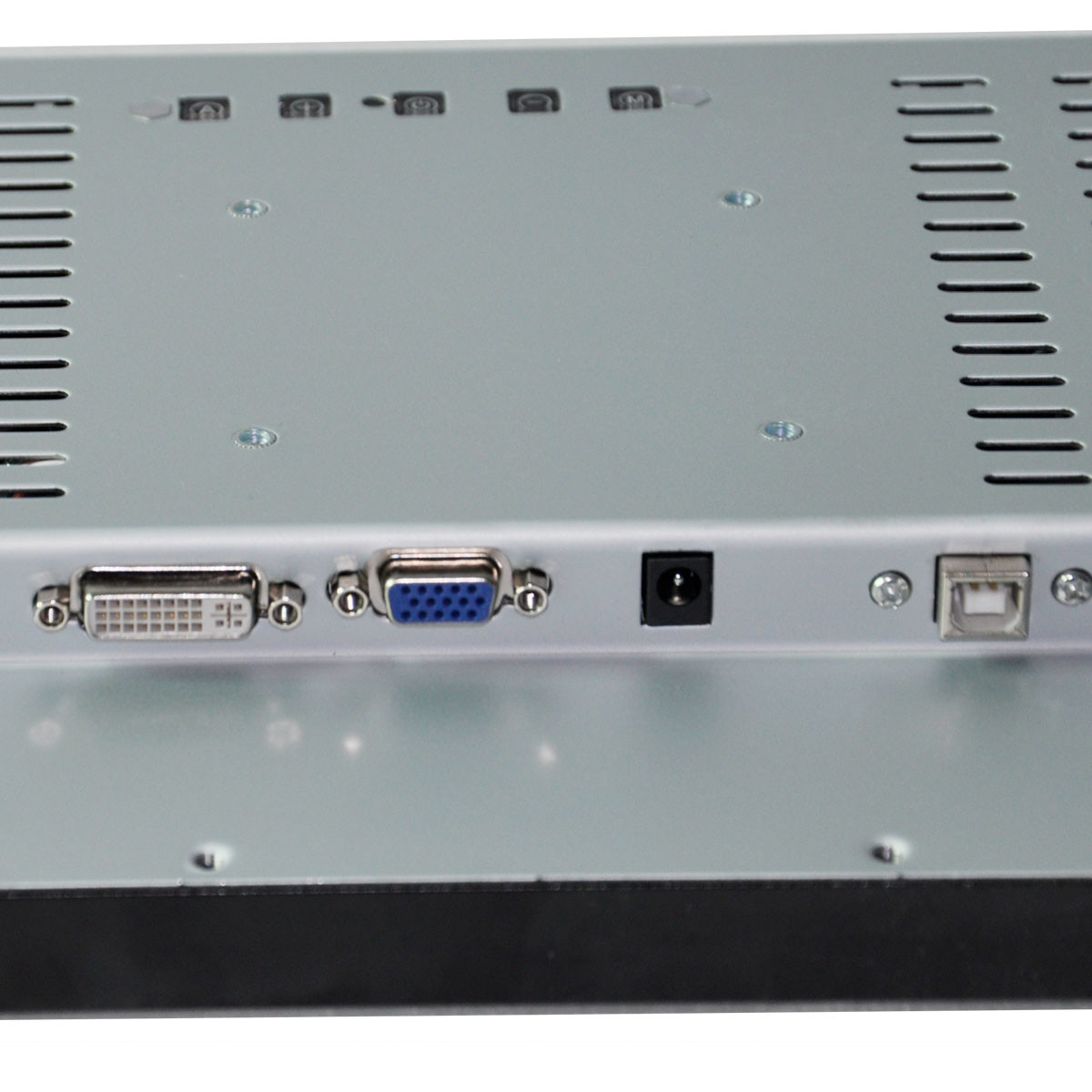 12.1 Inch USB VGA DVI PCAP Touch Monitor Screen With Tempered Glass