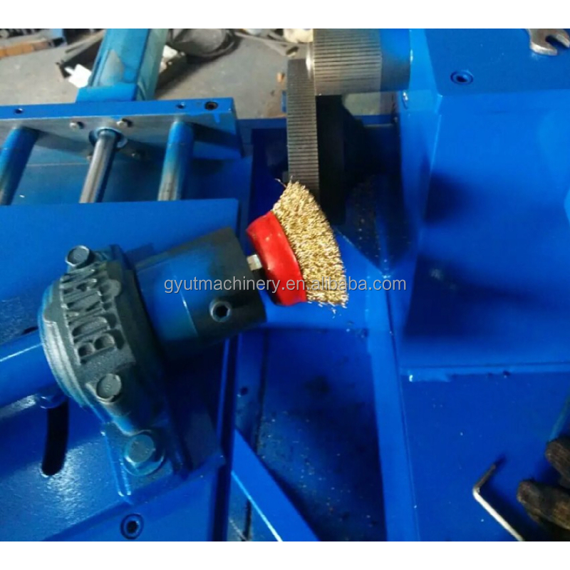 Steel Wire Brush Making Machine for Rust Removal PLC Control 450mm Crimped Wire Wheel