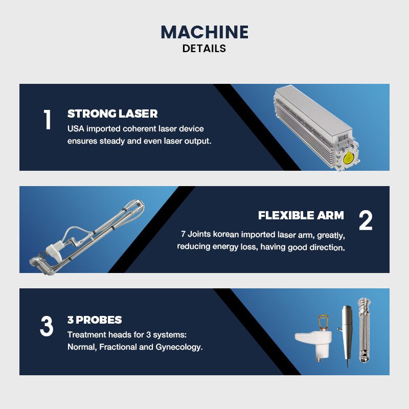Winkle Removal Fractional Co2 Laser Equipment For Professional Beauty Salon