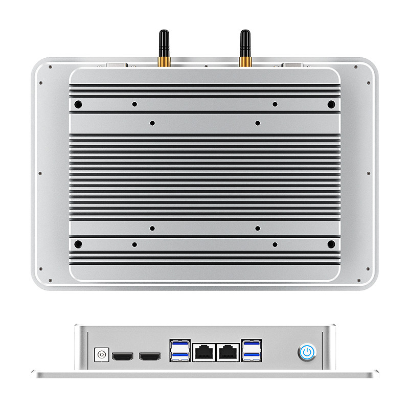 Silver HD1920*1080 Industrial Capacitive All In One Touch Screen Computer 11.6 Inch With Window OS