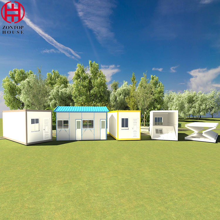 Zontop China Luxury Living Shipping 3 Bedroom Modular Prefabricated Home Prefab Bolt 20ft Expandable Container House