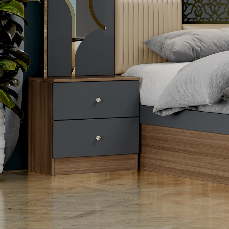 Wholesale Low Price Turkish Double King Bed Room Home Wooden Frame Mdf Modern Luxury Full Size Bedroom Furniture Set