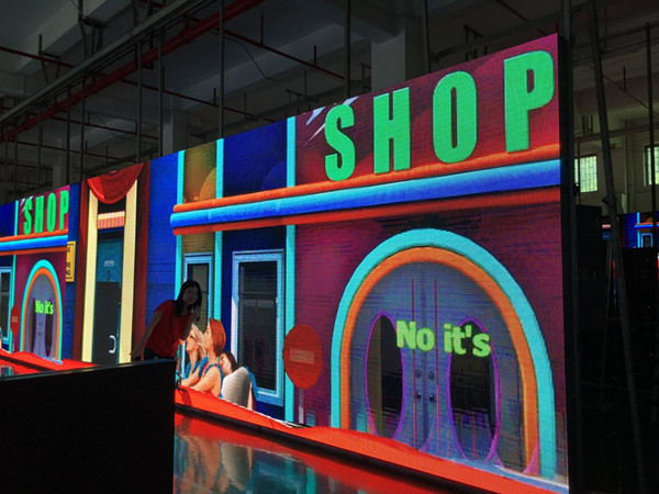 SMD 10mm Outdoor Advertising LED Display , Commercial led wall panel Board