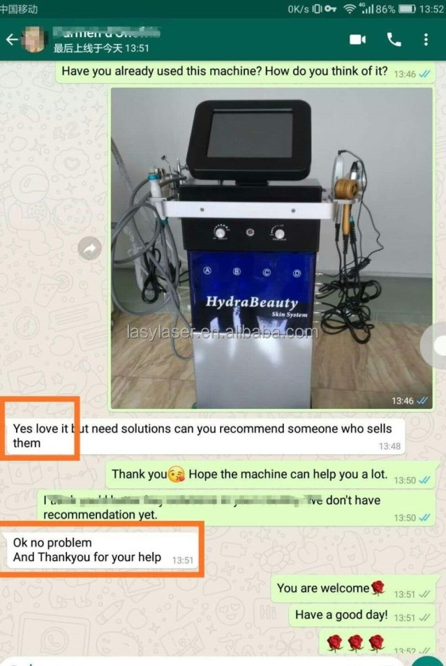 LED Diamond Mini Laser Tattoo Removal Machine Hydra Microdermabrasion