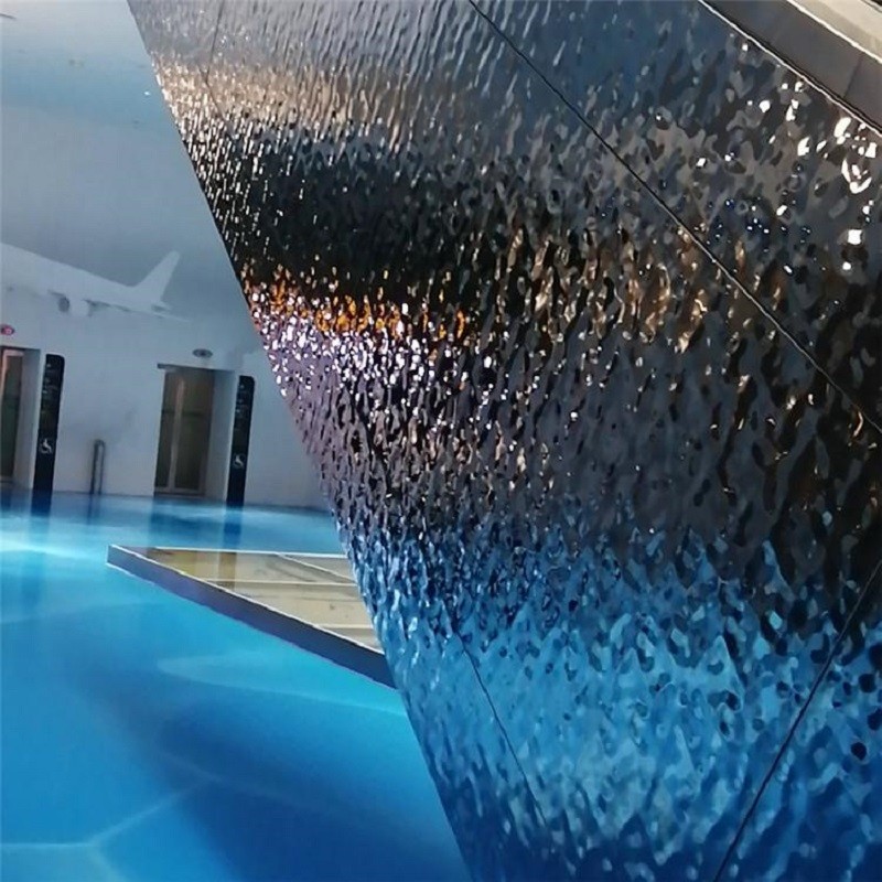 304 Stainless Steel Water Ripple Sheets thickness 0.3 - 2.5mm SS Sheet Water Wave Sheet