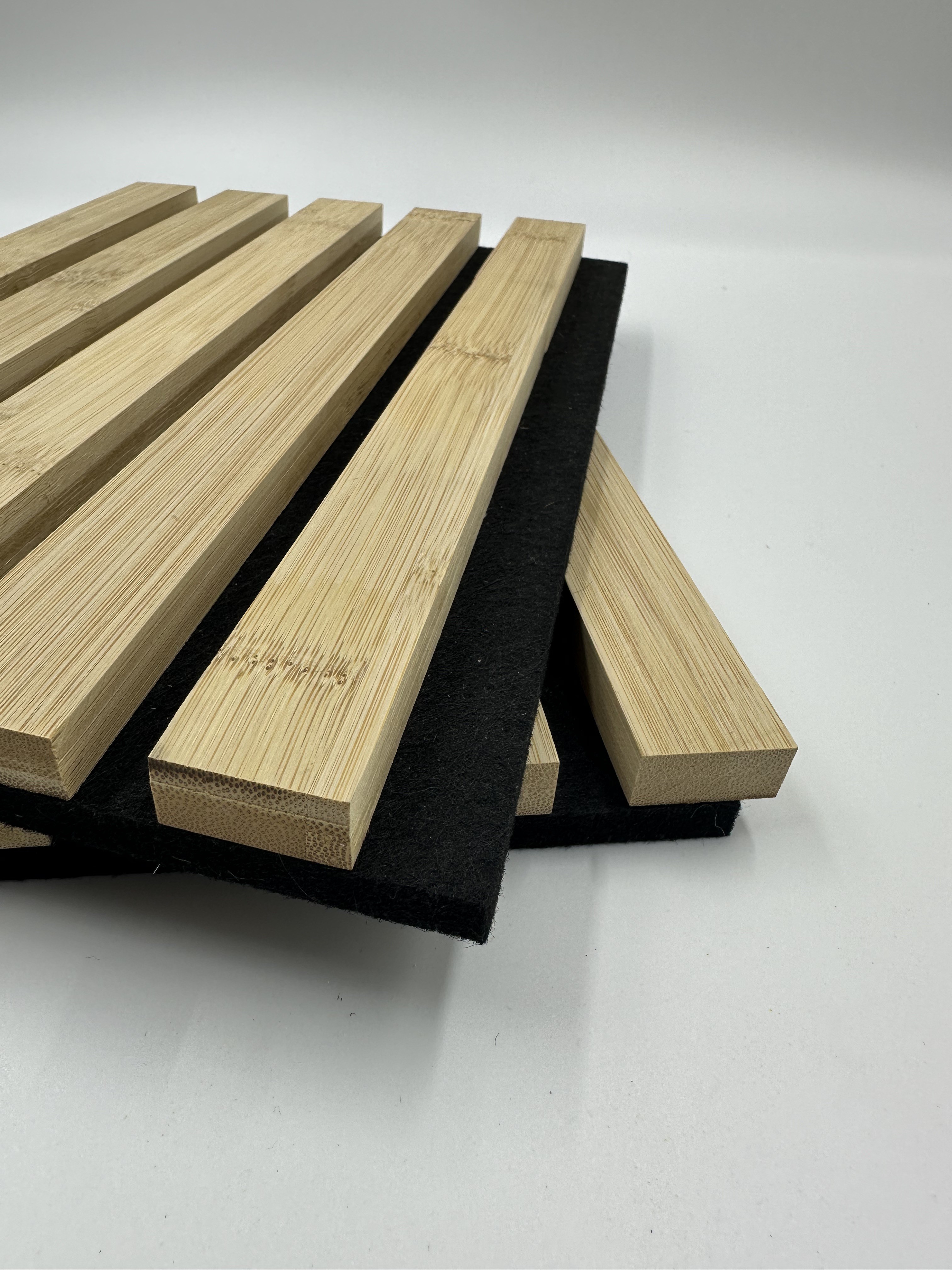 Natural Bamboo Wood Akupanel Sound Absorption Interior Acoustic Wood Wall Panels