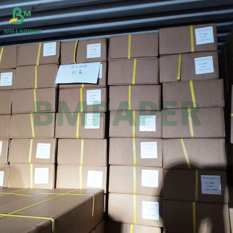 83gsm 93gsm Translucent Inkjet Tracing Paper For Drawing Sketch 914mm x 50m