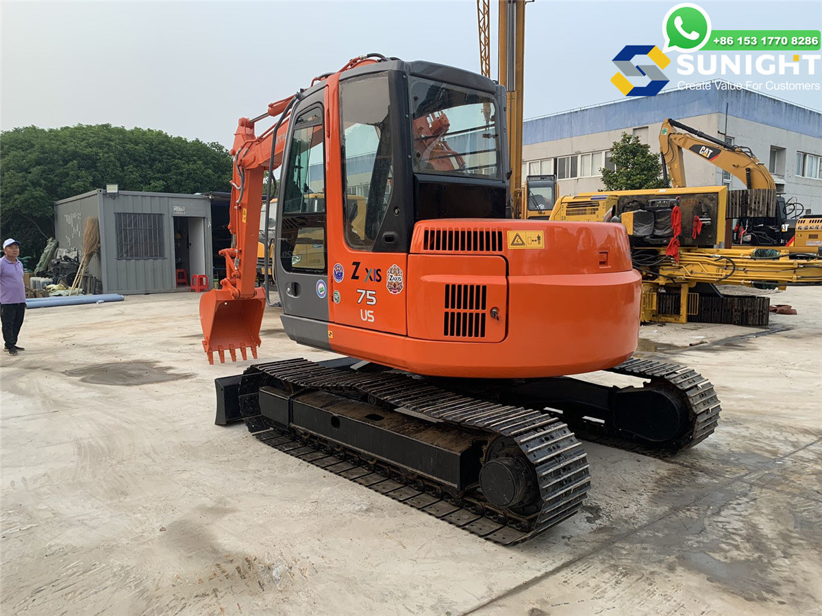 Good Condition Hot Sale HITACHI ZX75 Japan Made Hitachi Used Excavator for Sale