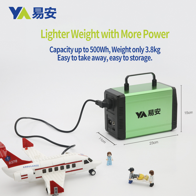 Waterproof 500Wh PORTABLE OUTDOOR POWER STATION WITH Charging methods AC Charging , Car Charging, Solar Charging , VERSA 6