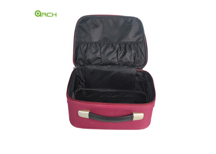 Cosmetic Minimalistic Vanity Case Duffle Travel Luggage Bag with Interial elastic pockets