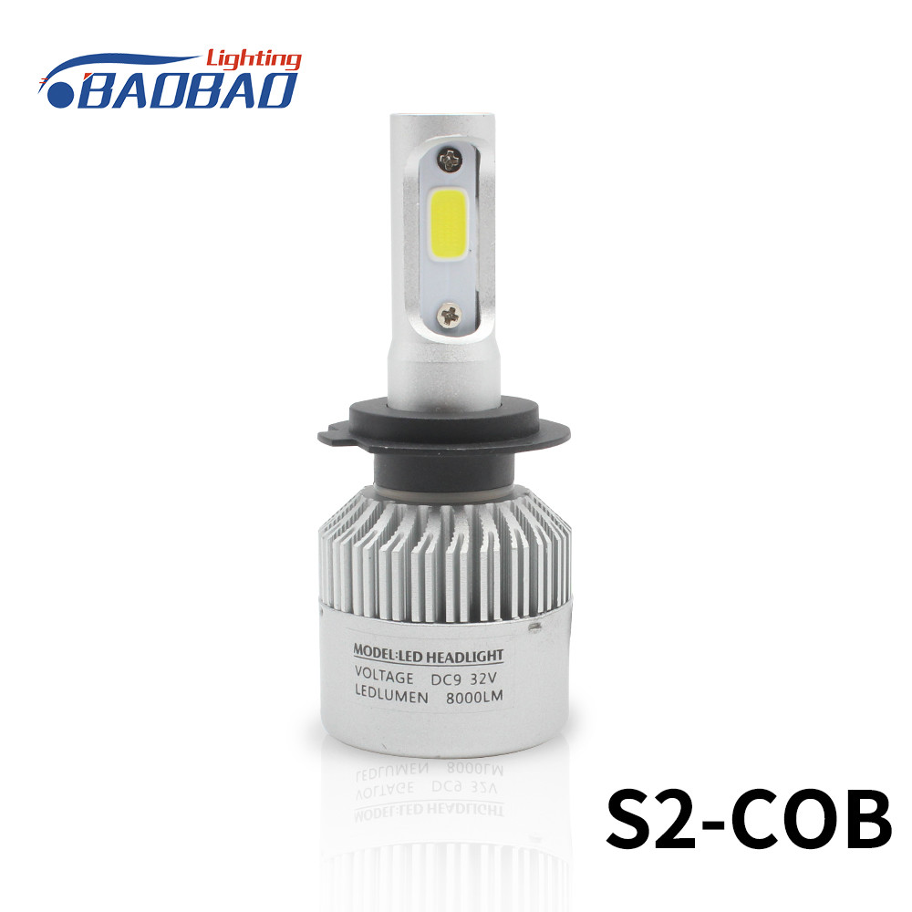 S2 40W 8000LUMEN COB Car LED headlight