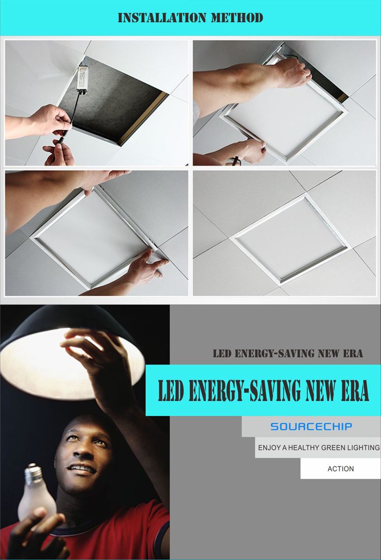Ultra thin led light panel 40W 600x600 led ceiling panel light