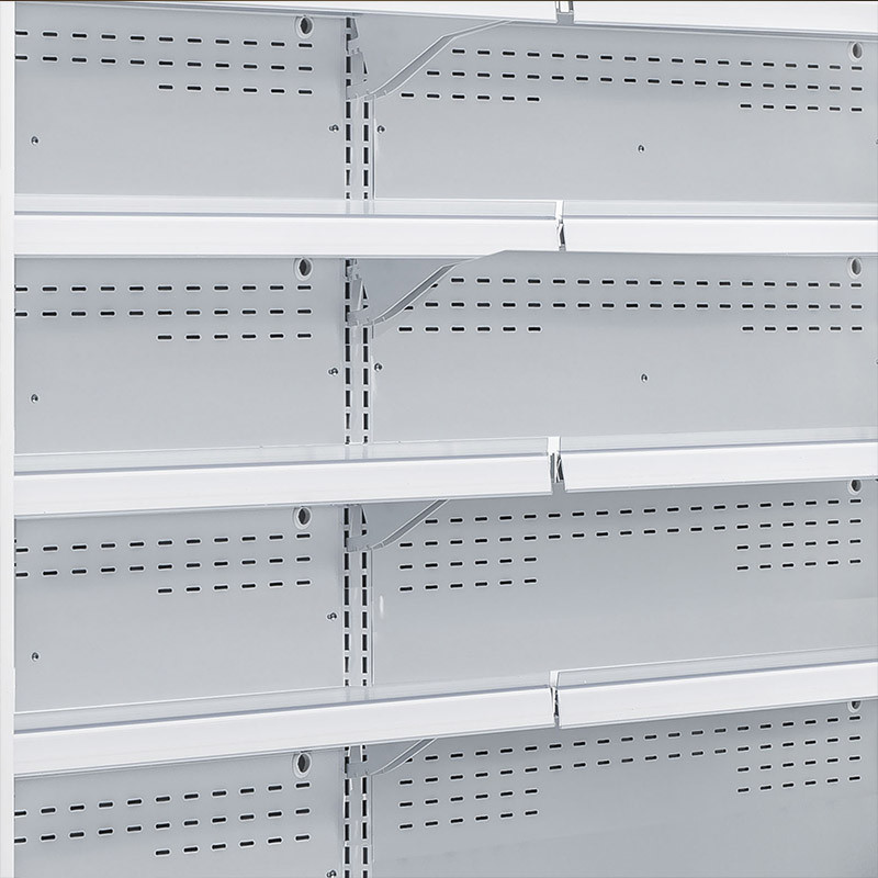 Fruit Vegetable Refrigerated Show Case , 830L Supermarket Chilled Display Cabinet