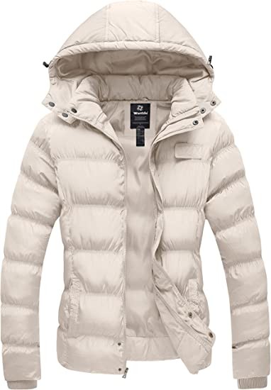 85% Duck Down 15% Poliester Womens Long Puffer Coat With Removable Hood
