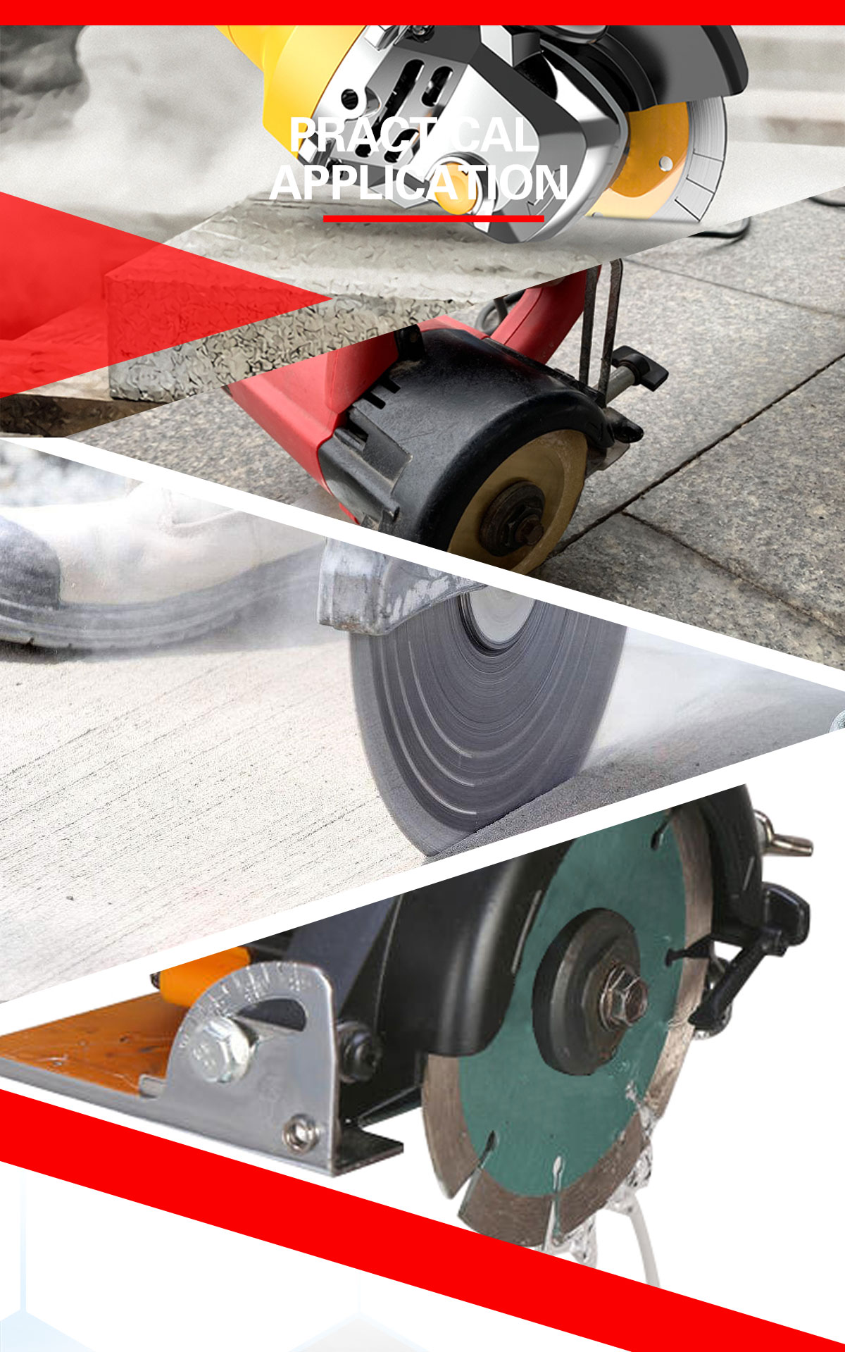 105-230MM X Mesh Turbo Saw Cutting Disc for Multiple Stone Cutting and Durable Choice