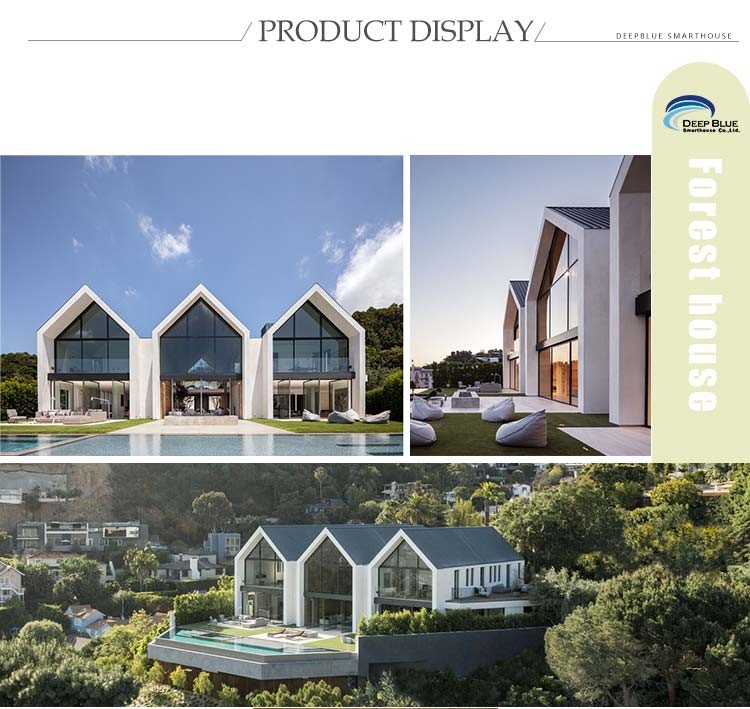 Prefab Kit Home With Steel Structure Prefab Villa Cheerful House With PVC Ceiling Panel