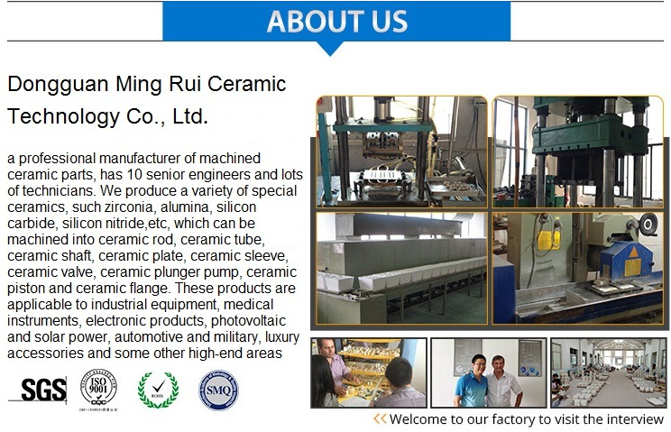 white color customized 95% purity precision high wear resistance zirconia ceramic rods