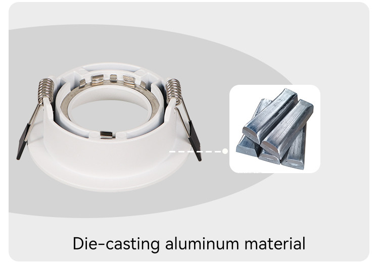Ø75mm MR16 Recessed Spotlight Deep Anti-glare For Commercial