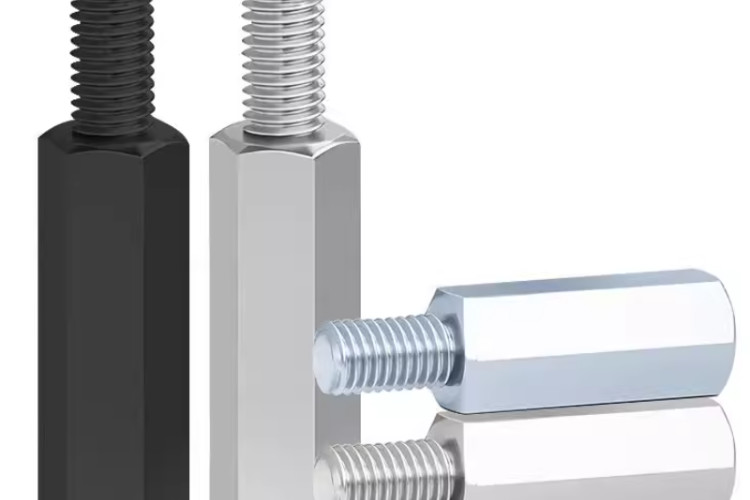 3/8 7/16 1/2 Carbon Steel Male And Female Hex Head Standoff Black blur white coating standoff