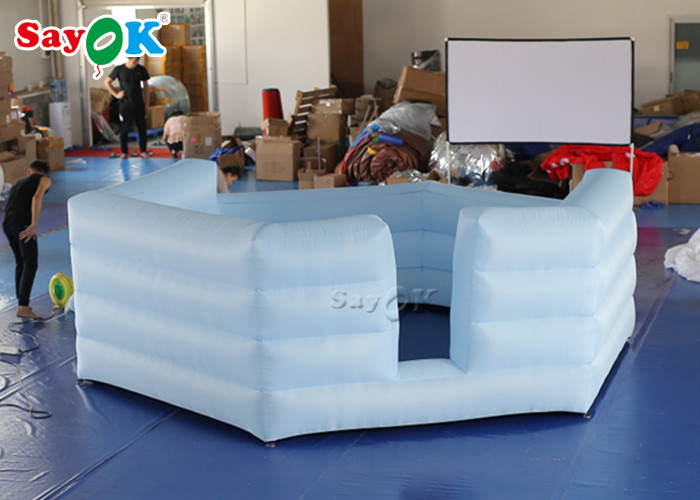 Oxford Cloth Inflatable Sports Games Gaga Ball Pit With Electric Air Blower Inflatable Games For Kids