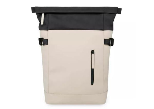 Waterproof RPET Casual Business Roll Up Rucksack , College Laptop Rolltop