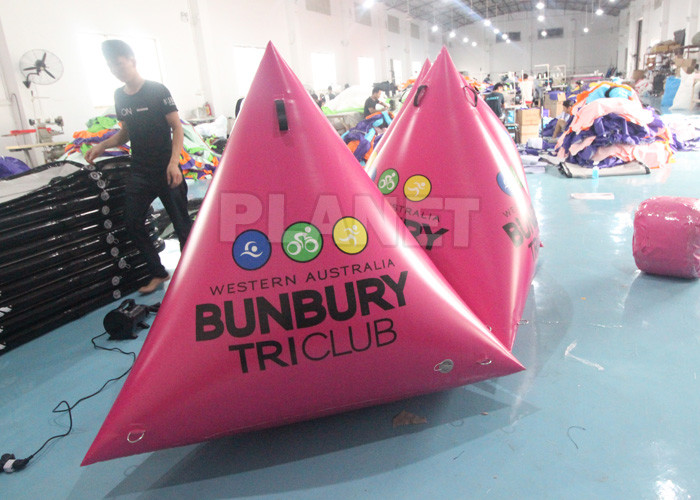 Buy cheap Custom Triangle Floating Sealed Inflatable Buoys Boat Inflatable Buoy product