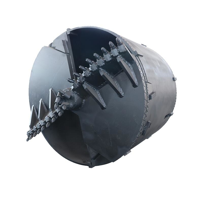 OD600 -2500 mm Cast pilot Rock Drilling Bucket Match With Drilling Machine SR150 XR220 AF180 ZR160