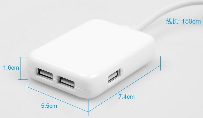 Extension sochet multiple plug 4 usb charger EU UK USA plug 5V 3.1A charger