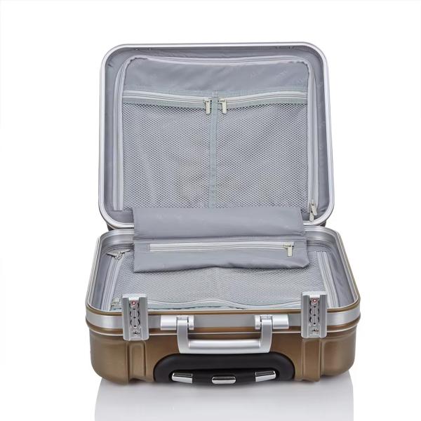 PC Trolley Case Classic Business Multipurpose Sports Suitcases Simple Fashionable Shirt Luggage OEM Small 4-Wheel Brown Tsa Lock