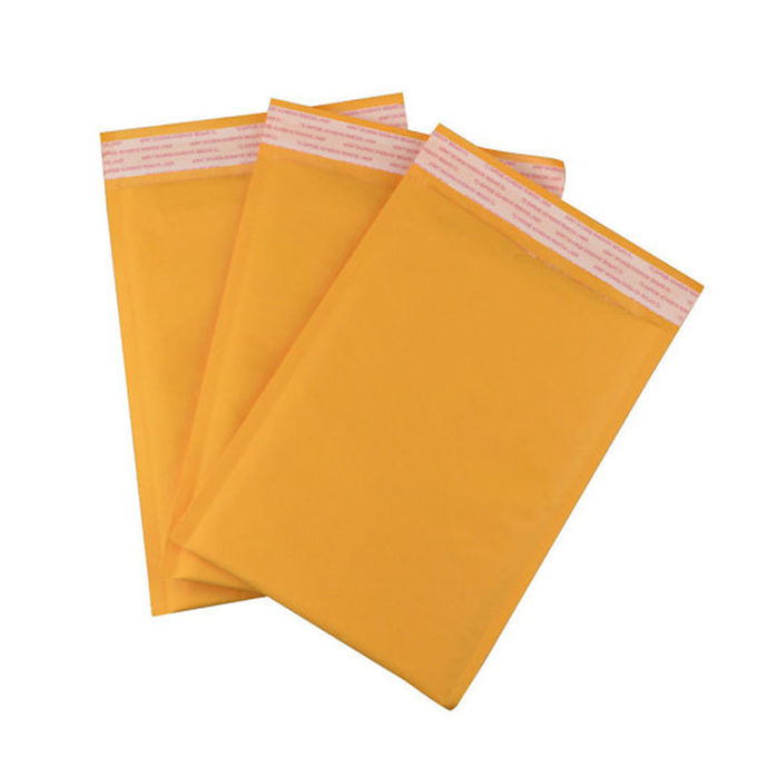 Durable Kraft Padded Bubble Mailers 295x435mm #J Puncture Resistant for Express