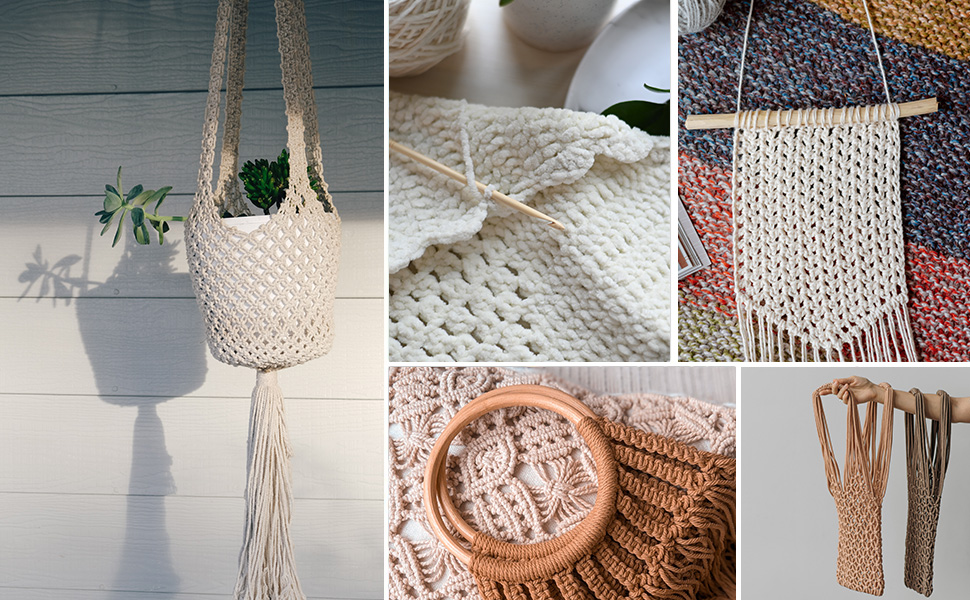 5mm Macrame Cotton Rope Cord Twine 3 Strands Twisted for Length 0-10000m Specifications