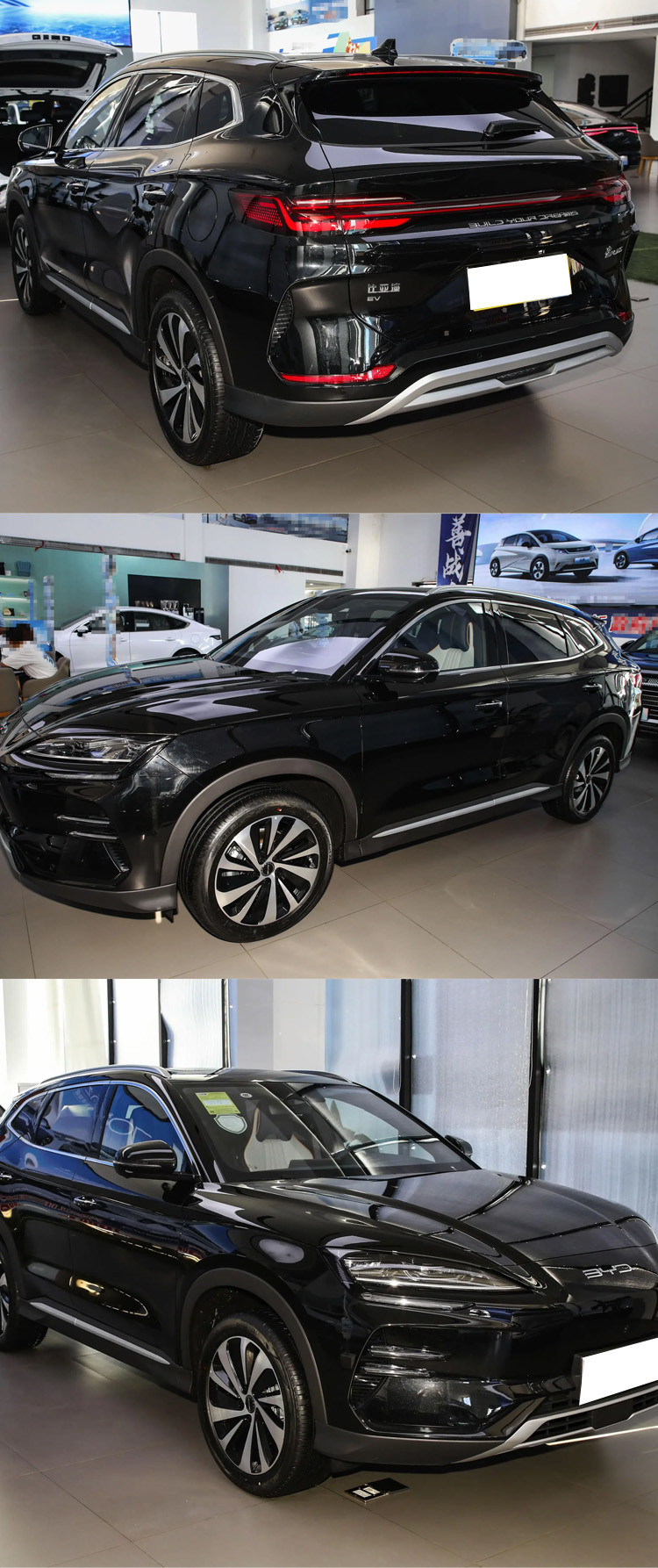 Byd Song Plus Flagship EV Electric Car New Energy Vehicles Pure 5 Seats SUV 605km