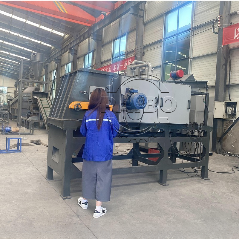 800KG Weight Electrostatic Separator Equipment for Small Separation of Plastic and Metal