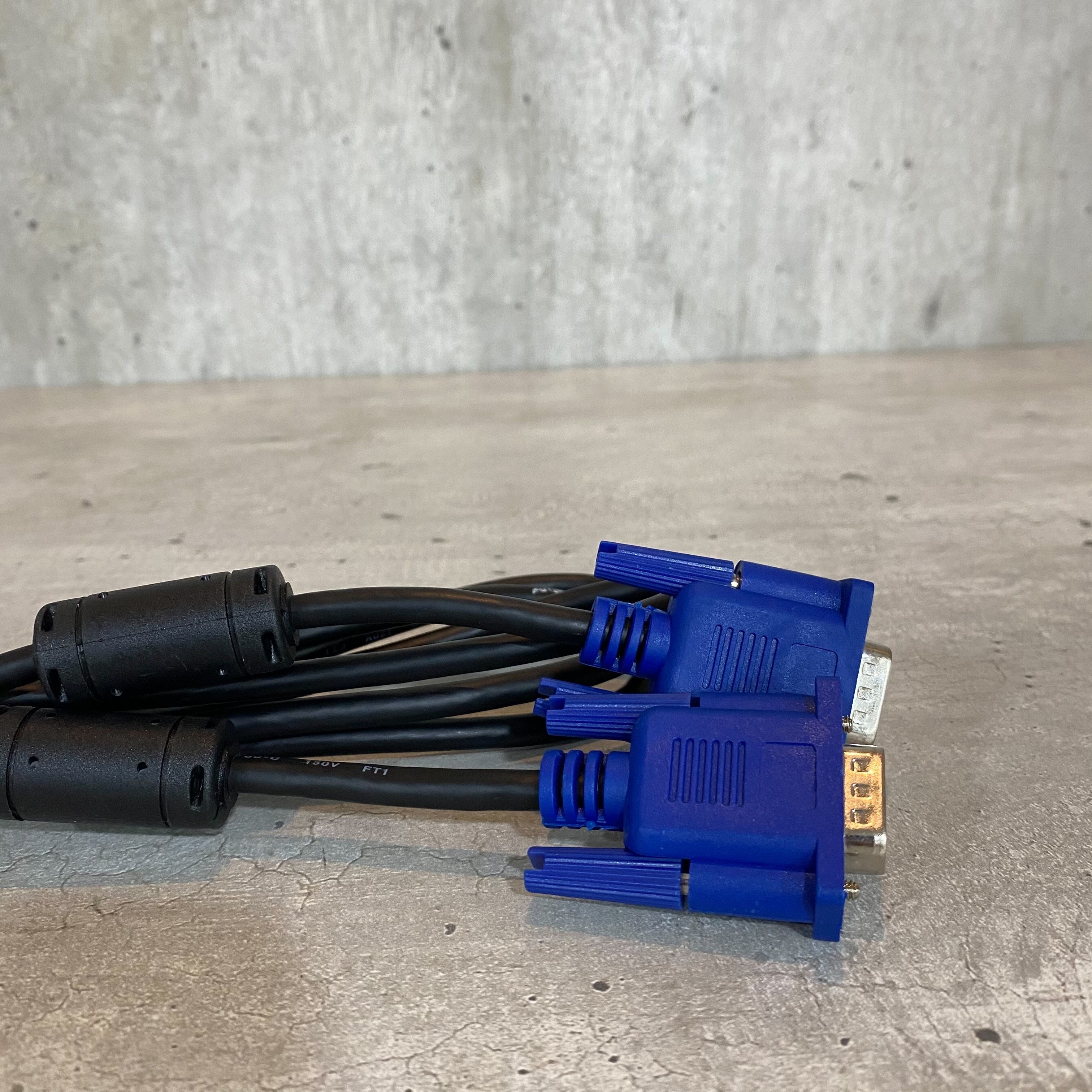 Male To Male 15 Pin VGA Audio Cable HD Computer Monitor VGA Cable 1.5m Length