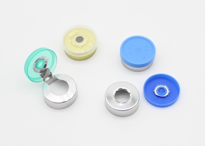 Aluminum Plastic Vial Caps Tear Off Type Customized Color CE Certificated