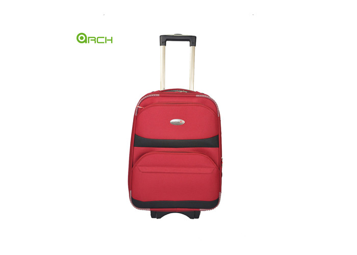 External Trolley 600D Polyester Soft Sided Luggage